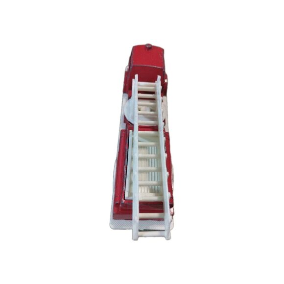 Vintage 1970 Diecast Tootsietoy Fire Ladder Truck 7" Long - Picture 4 of 5